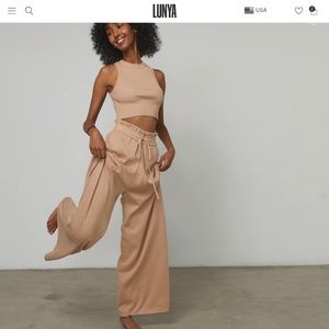Lunya Wide Leg Sweatpants